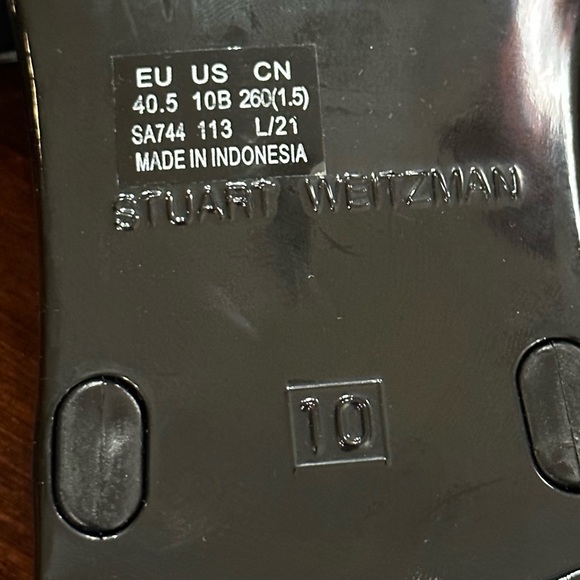 Stuart Weitzman Sawyer Sandals Jelly Thong Strappy Multicolor Charms Slingback - Picture 7 of 8